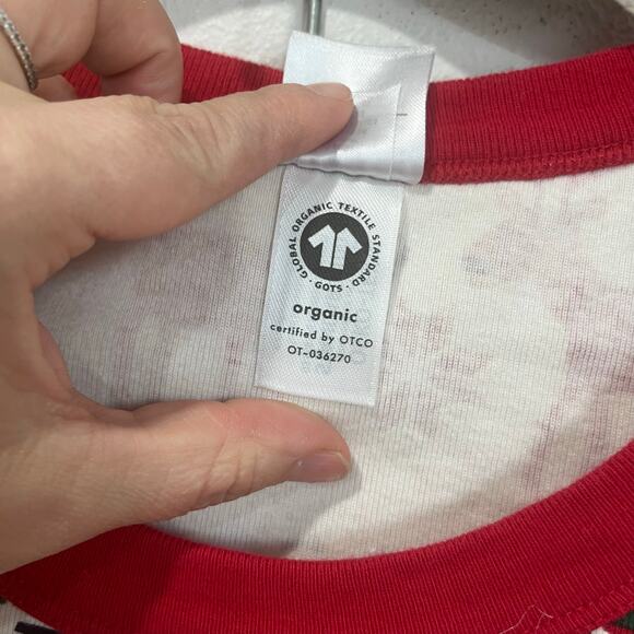 Hanna Andersson Organic Cotton Fair Isle Reindeer Holiday Pajama Set XL - Picture 6 of 7